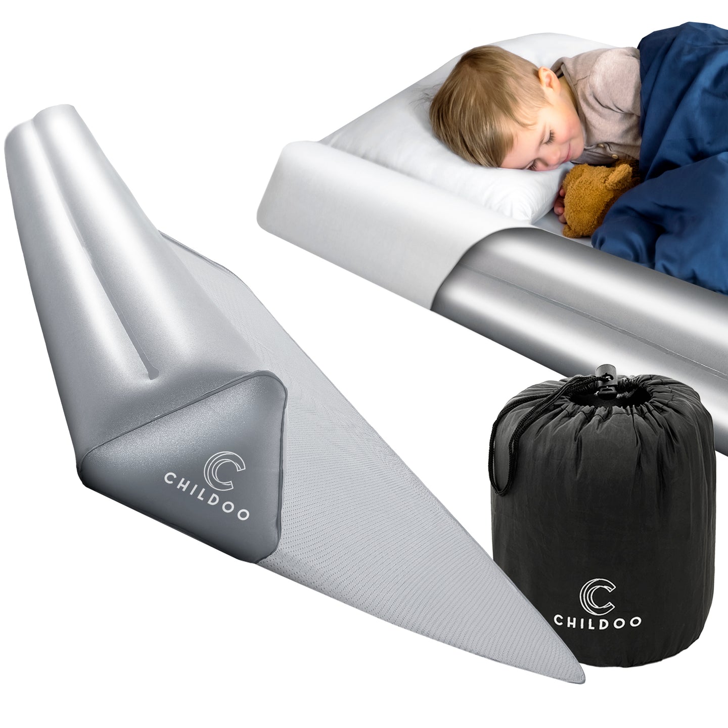 Kinder Rausfallschutz - aufblasbar & reisetauglich