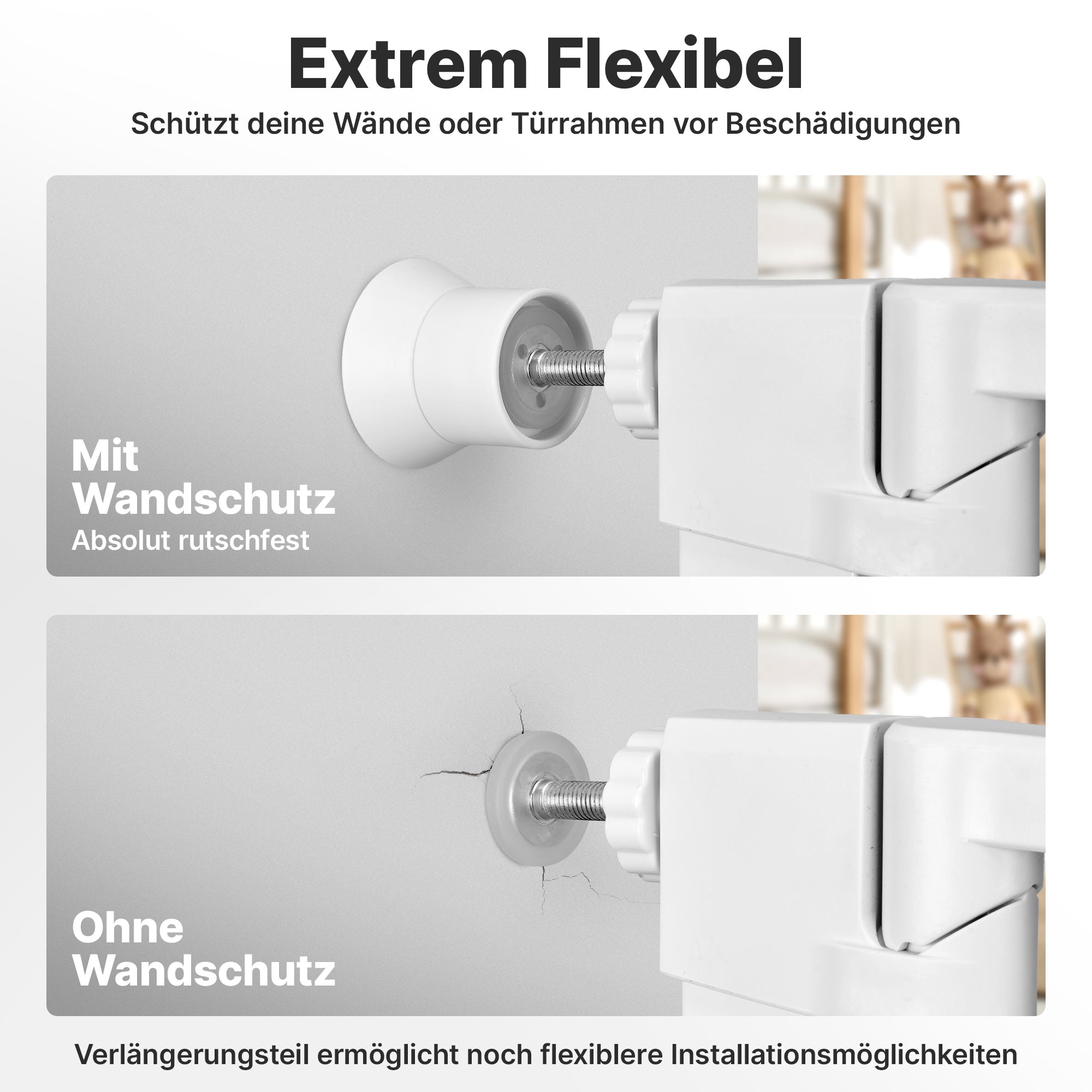 Wandschutzpads – Sicherer Halt ohne Schäden an Wänden & Türrahmen