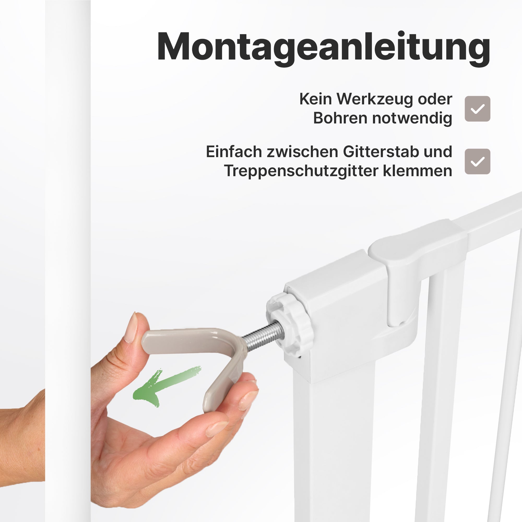 Y-Spindel – sichere Befestigung an Gitterstäben