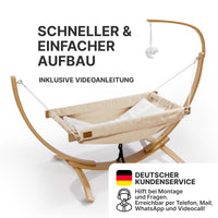 Schneller und einfacher Aufbau inklusive Videoanleitung – deutscher Kundenservice