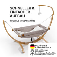 Schneller Aufbau inklusive Videoanleitung – deutscher Kundenservice