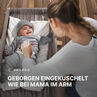 Geborgen eingekuschelt wie bei Mama im Arm